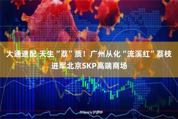大通速配 天生“荔”质！广州从化“流溪红”荔枝进军北京SKP高端商场